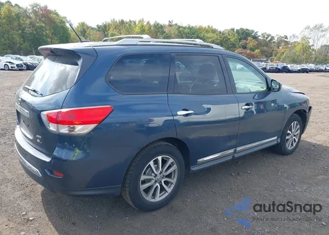 2014 Nissan Pathfinder Sl z USA, uszkodzony, nr VIN 5N1AR2MMXEC642200